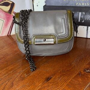 Coach Kristin Patent Trim Flap Crossbody